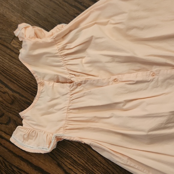 Lot 2 Orange Big Girls Smocked Dresses - Picture 6 of 9